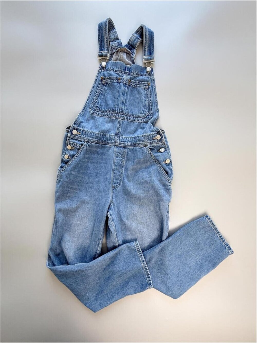GAP Denim Overalls, Blue Jean Overalls, Denim Dungarees,‎ Y2K Style, Size Small